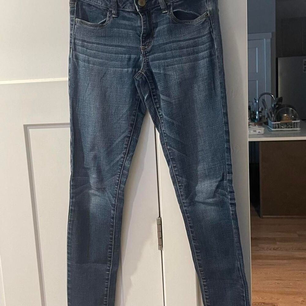 American-eagle Women's Blue and Navy Jeans